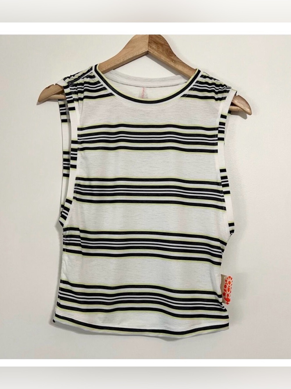 Free People, Tempo Sport Mode Printed UV Protection Muscle Tee, Large